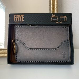 Gray Frye Leather Key and Card Holder